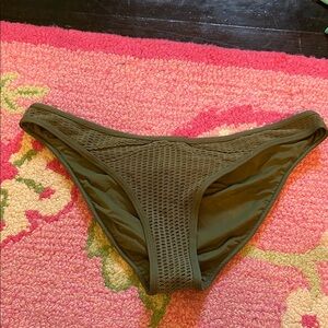 Olive Green Women's Swim Bottom